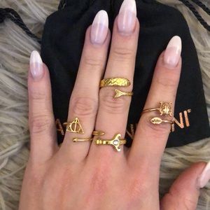 Alex and Ani Ring Bundle